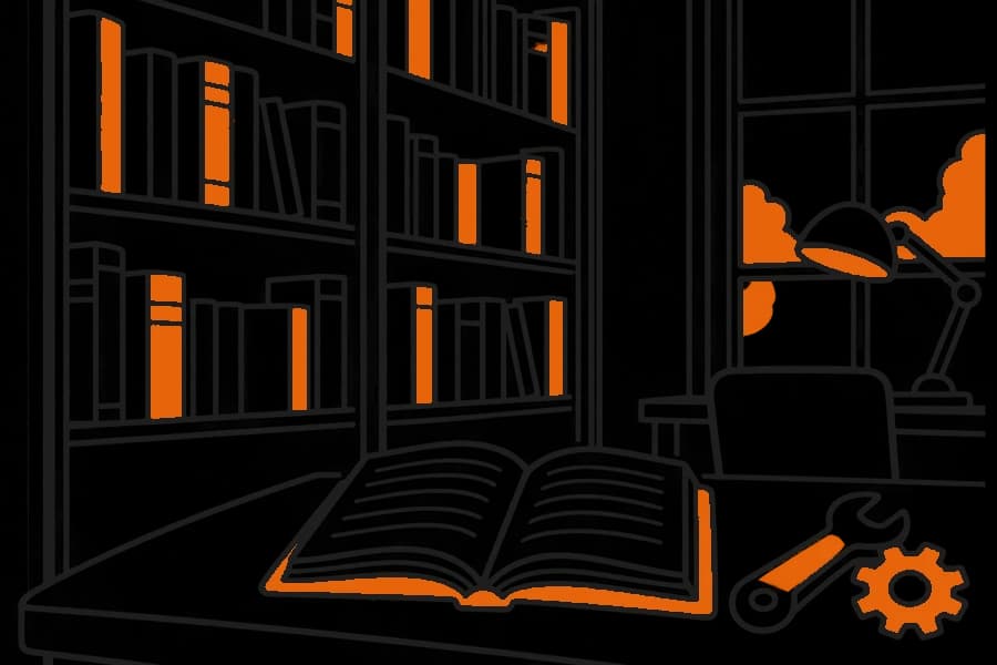 図書室のイラスト